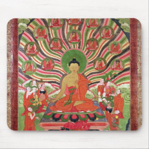Scenes from the life of Buddha Mouse Pad