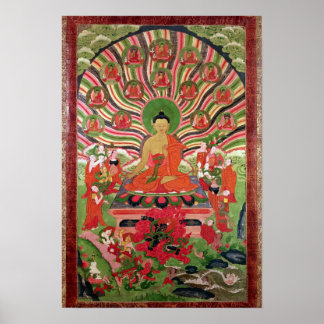 Scenes from the life of Buddha Poster