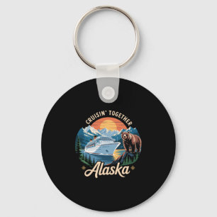 Scenic Alaska Cruise Adventure Bear Mountains Ocea Key Ring