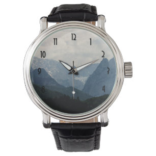 Scenic Alpine Mountains Nature Photo Watch