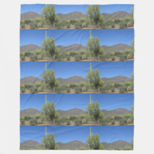 Scenic Apache Trail Fleece Blanket