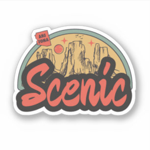 Scenic, Arizona  Sticker