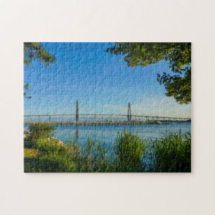 Scenic Arthur Ravenel Bridge Jigsaw Puzzle