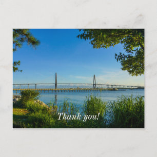 Scenic Arthur Ravenel Bridge Postcard