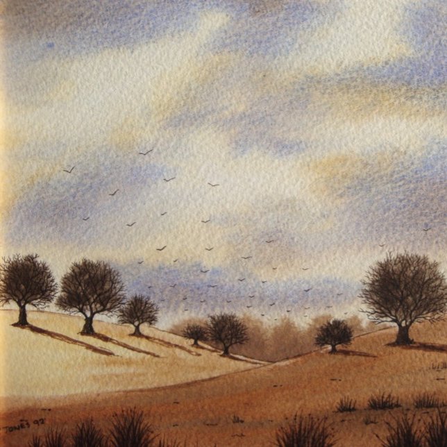 scenic autumn landscape picture original art coffee mug (Creator Uploaded)