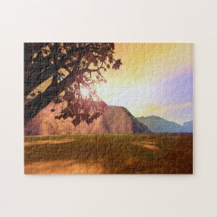 Scenic Autumn Tree Jigsaw Puzzle