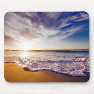 Scenic Beach Art Ocean Images Photography Cool Bea Mouse Pad