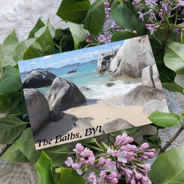 Scenic Beach at The Baths on Virgin Gorda, BVI Postcard (Creator Uploaded)