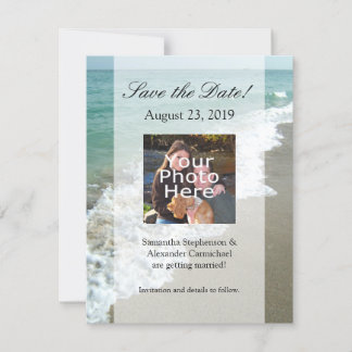 Scenic Beach Destination Wedding Save The Date