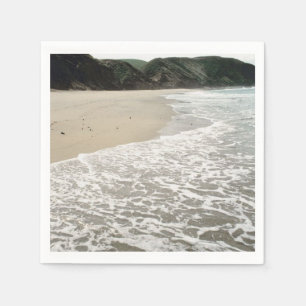 Scenic Beach Wedding Paper Napkins