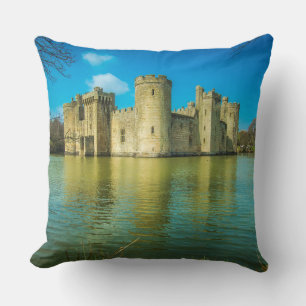 Scenic Bodiam Castle in East Sussex England Cushion