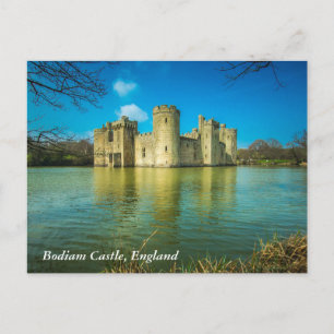 Scenic Bodiam Castle in East Sussex England Postcard