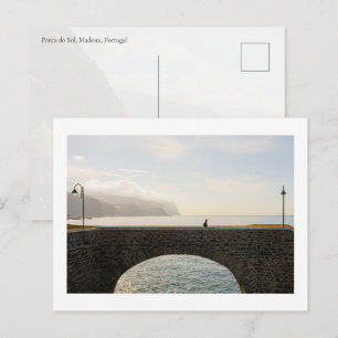 Scenic bridge in Ponta do Sol, Madeira Postcard