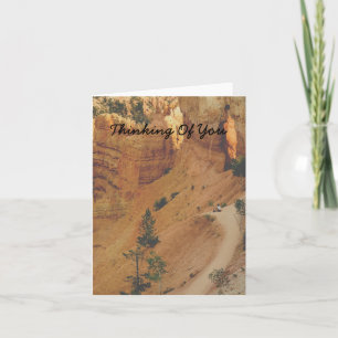 Scenic Bryce Canyon National Park Blank Inside Thank You Card