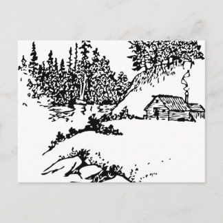 Scenic Cabin Post Card