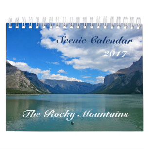 Scenic Calendar 2017 Rocky Mountains