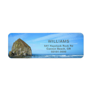 Scenic Cannon Beach Return Address Label