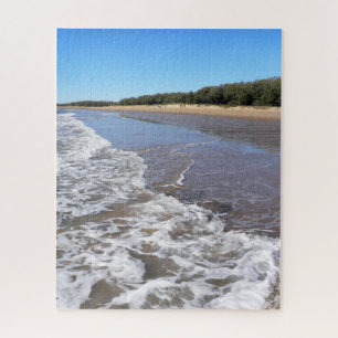 Scenic Canoe Point Beach Tannum Sands Ocean Wave Jigsaw Puzzle