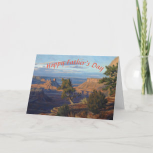 Scenic Castle Valley Utah Painting  Thank You Card
