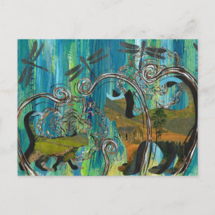 Scenic Cats postcard