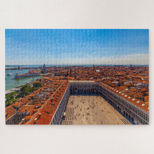 Scenic cityscape of Venice from above, Italy Jigsaw Puzzle