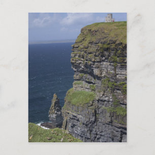 Scenic Cliffs of Moher and O'Brien's Tower Postcard