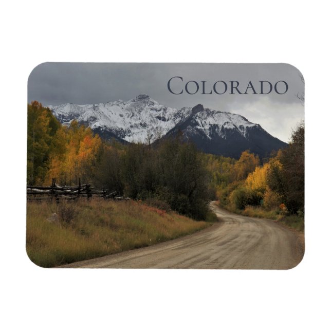 Scenic Colorado Autumn on the Dallas Divide Magnet (Horizontal)