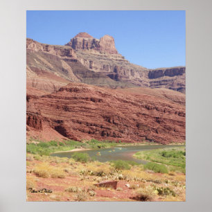 Scenic Colorado River at Grand Canyon Photograph Poster