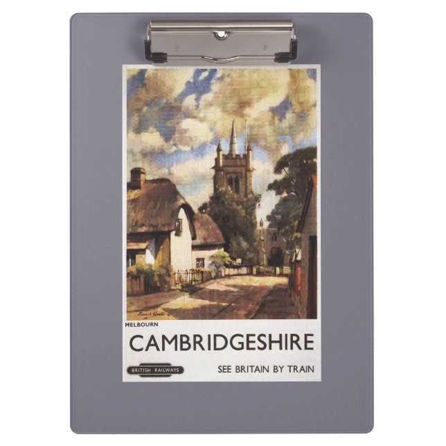 Scenic Country View British Railways Poster Clipboard (Front)