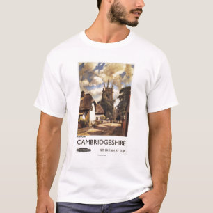 Scenic Country View British Railways Poster T-Shirt