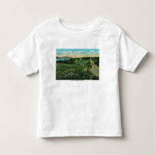 Scenic Country View, Over the Hills and Far Toddler T-Shirt