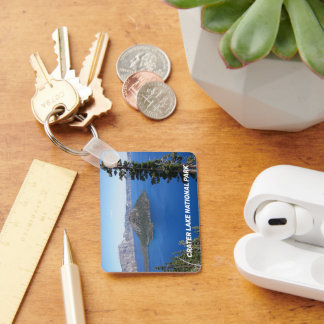 Scenic Crater Lake National Park Key Ring