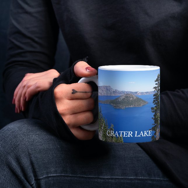 Scenic Crater Lake National Park Mug (In Situ Held)