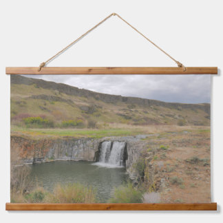 Scenic Desert Waterfall Landscape Photo Hanging Tapestry