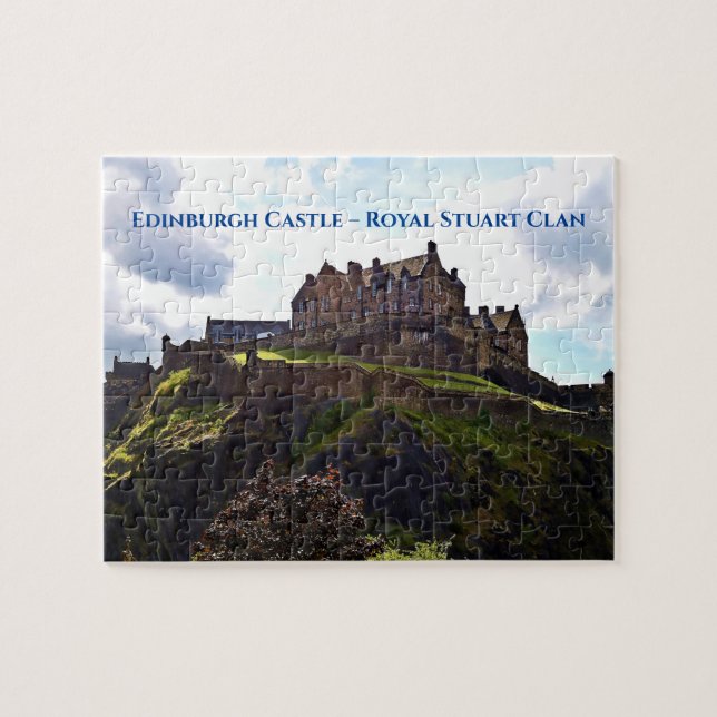 Scenic Edinburgh Castle Royal Stuart Jigsaw Puzzle (Horizontal)