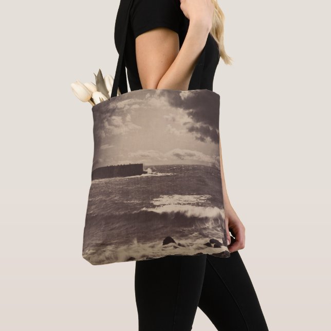 Scenic Evening Coast View  Tote Bag (Close Up)