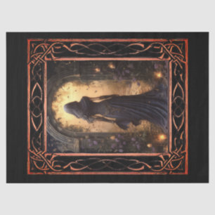 Scenic Fantasy Gothic Florals  Decoupage Tissue Paper