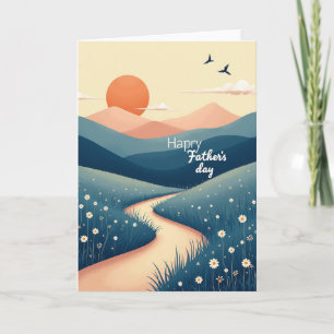 Scenic Fathers Day Meadow Card