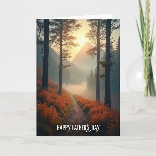 Scenic Fathers Day Pathway Card (Front)