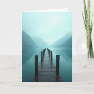 Scenic Fathers Day Pier Card
