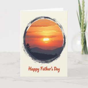 Scenic Fathers Day View Card