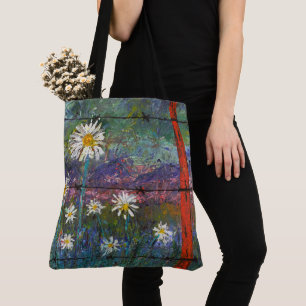 Scenic Flower Tote Bag