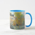 Scenic Garden of Monet at Argenteuil Mug<br><div class="desc">The Garden of Monet at Argenteuil is an Impressionism landscape painting by French artist,  Claude Monet,  c. 1873 showing a beautiful garden with he and his wife standing together in the background.</div>