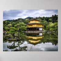 Scenic Golden Pavilion Japanese Garden
