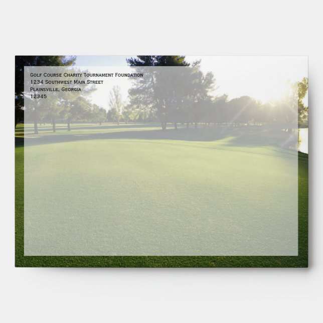 Scenic Golf Outing Envelopes (Front)