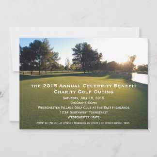 Scenic Golf Outing Invitations