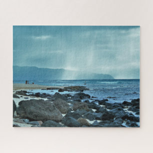 Scenic Hawaii Coastal Beach Jigsaw Puzzle