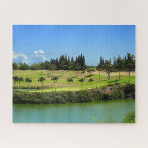 Scenic Hawaiian Golf Course Jigsaw Puzzle