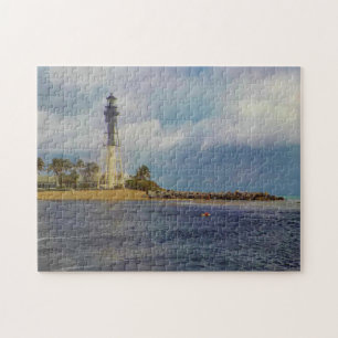Scenic Hillsboro Inlet Light Jigsaw Puzzle
