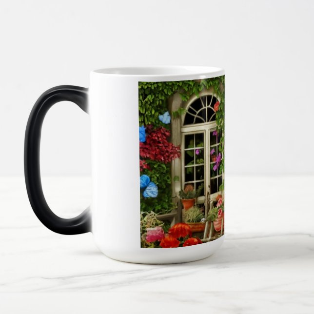 Scenic Home Exterior Design Magic Mug (Left)